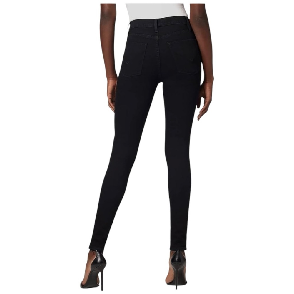 Hudson Barbara Hi Rise Skinny Jeans in Black Sizes 25 & 26 or US 0 & 2 - Picture 9 of 14